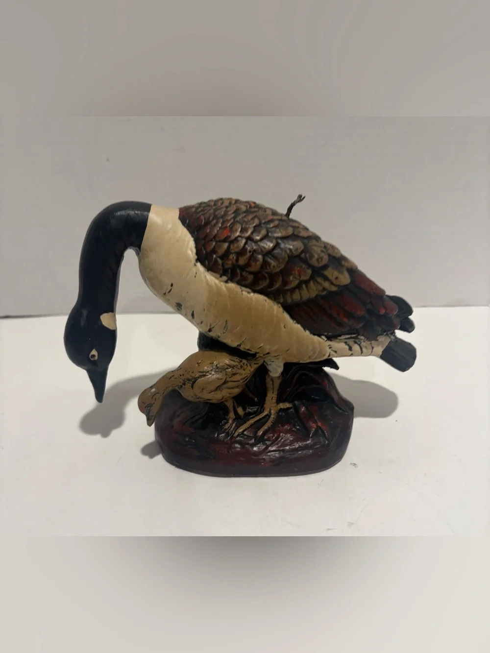 Vintage-Style Decorative Canada Goose Figurine Candle